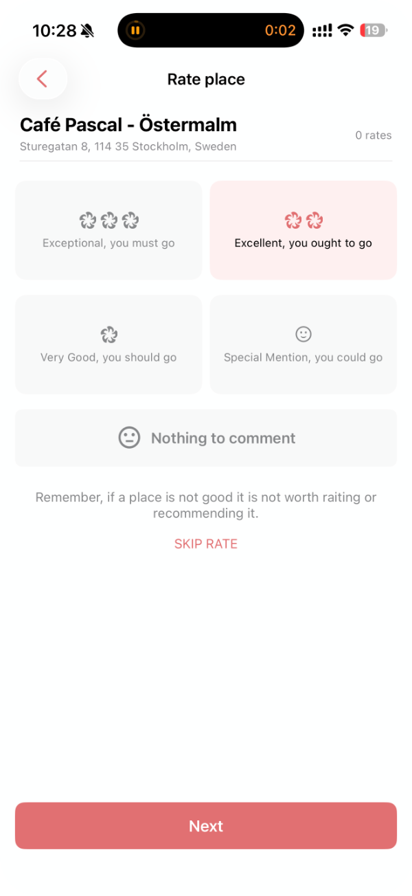 Pick a rating
